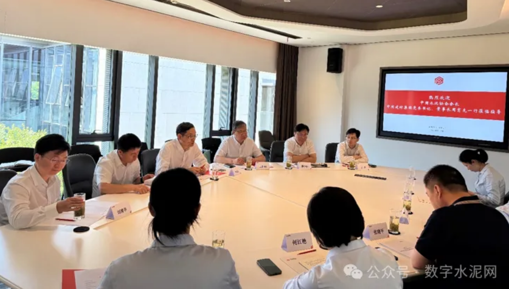 中國水泥協(xié)會會長周育先一行到金峰、盤固、鶴林水泥集團調(diào)研